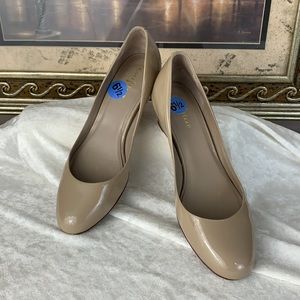 Cole Haan Nike Air Nude Patent Leather Wedge 6.5 B